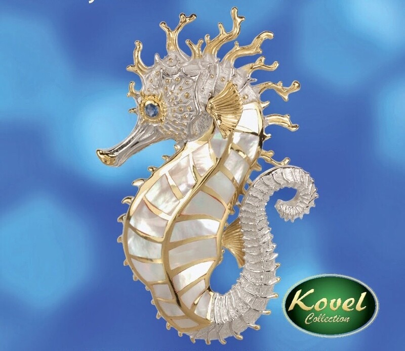 Kovel Collection Spikey Seahorse Pendant Kovel Collection Spikey Seahorse Pendant