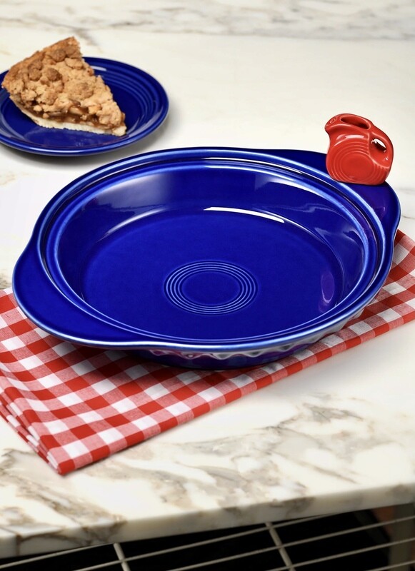 Exclusive 2021 FIESTA &amp; Nora Fleming Deep Dish Pie Plate with Handles