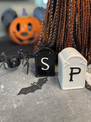Tombstone Salt and Pepper Shakers