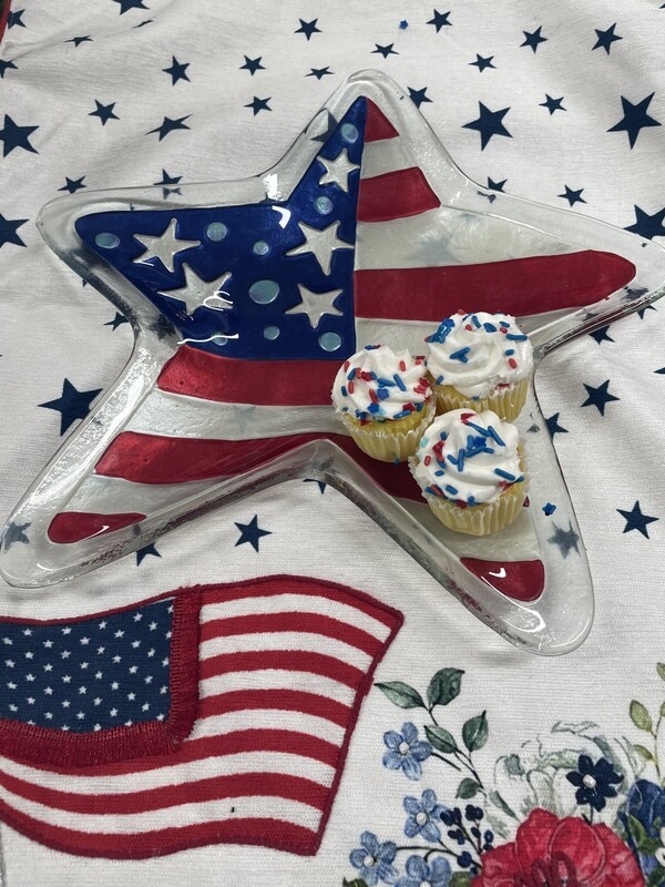 Patriotic Star Platter