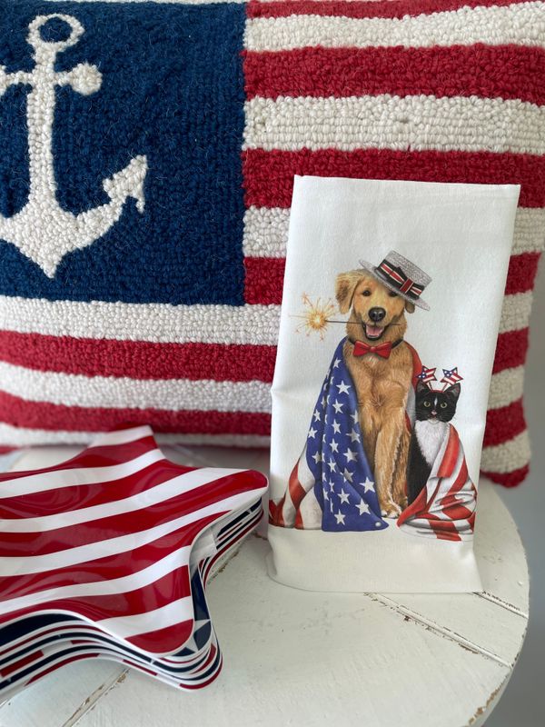Patriotic  Floursack Towel