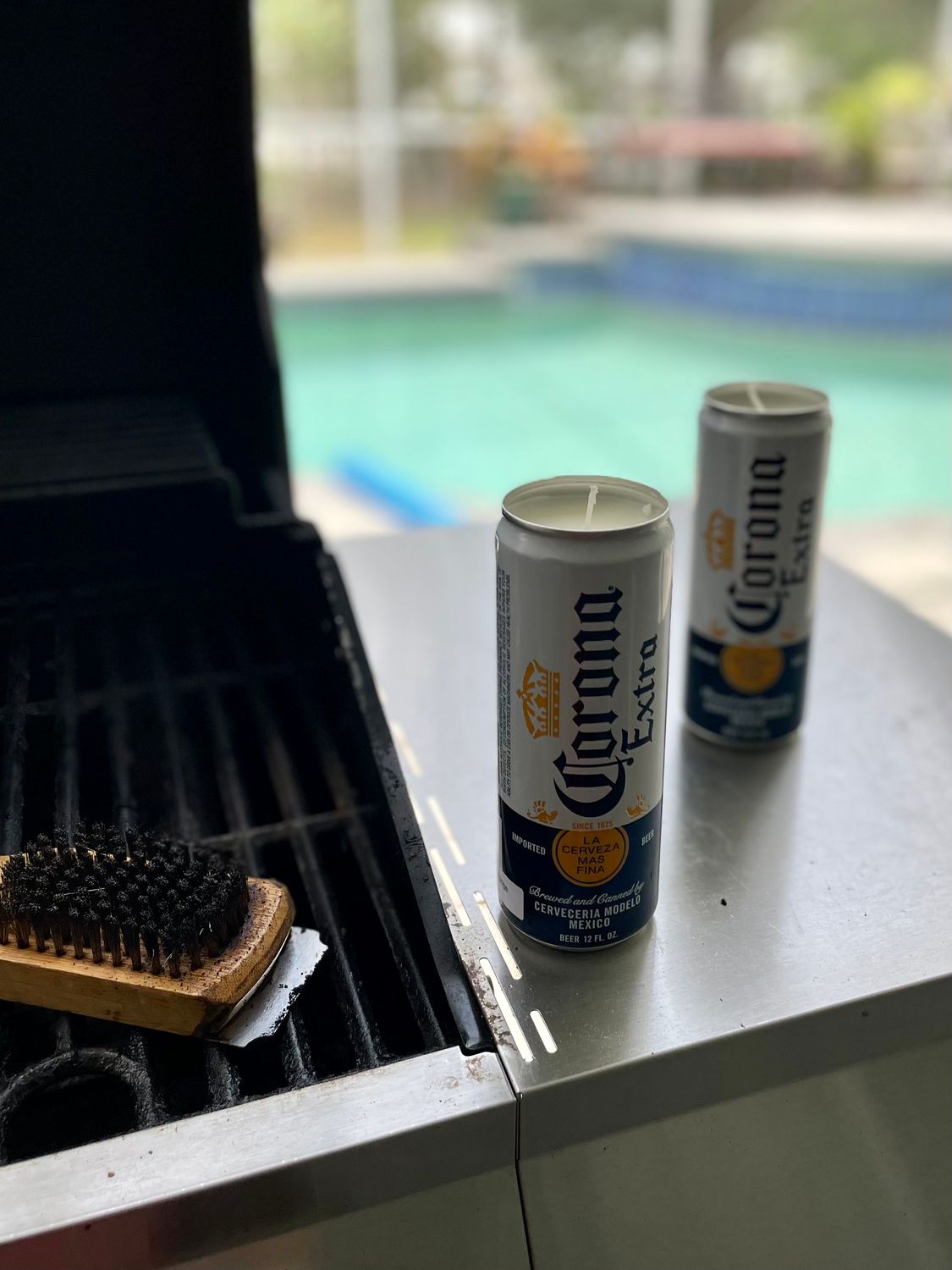 Citronella Beer Can Candle