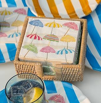 Rattan Cocktail Napkin Holder
