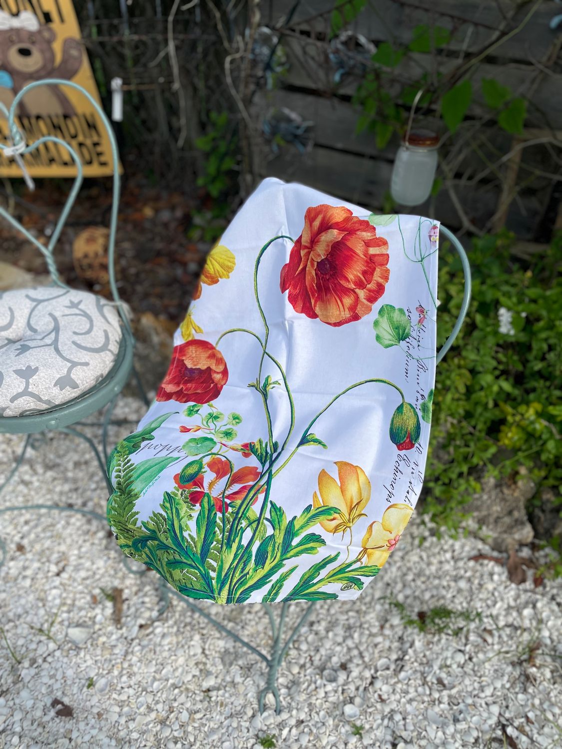 Impressive Kitchen Towels, Choices: Poppies &amp; Posies Pattern