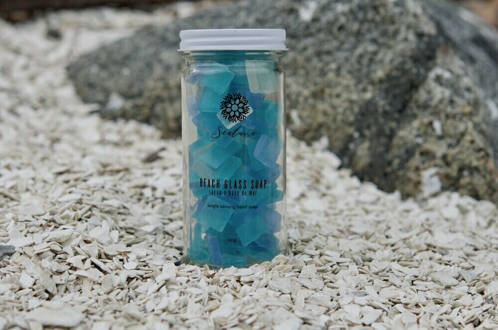 Aqua Beach Glass Soap - SeaLuxe