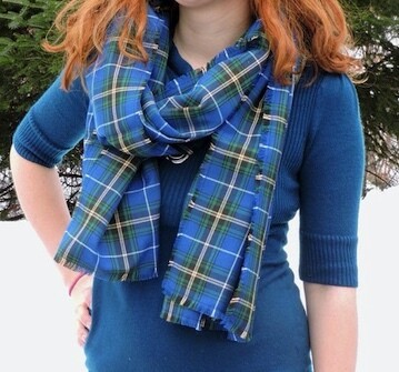 Nova Scotia Tartan Blanket Scarf- Heather Knight 