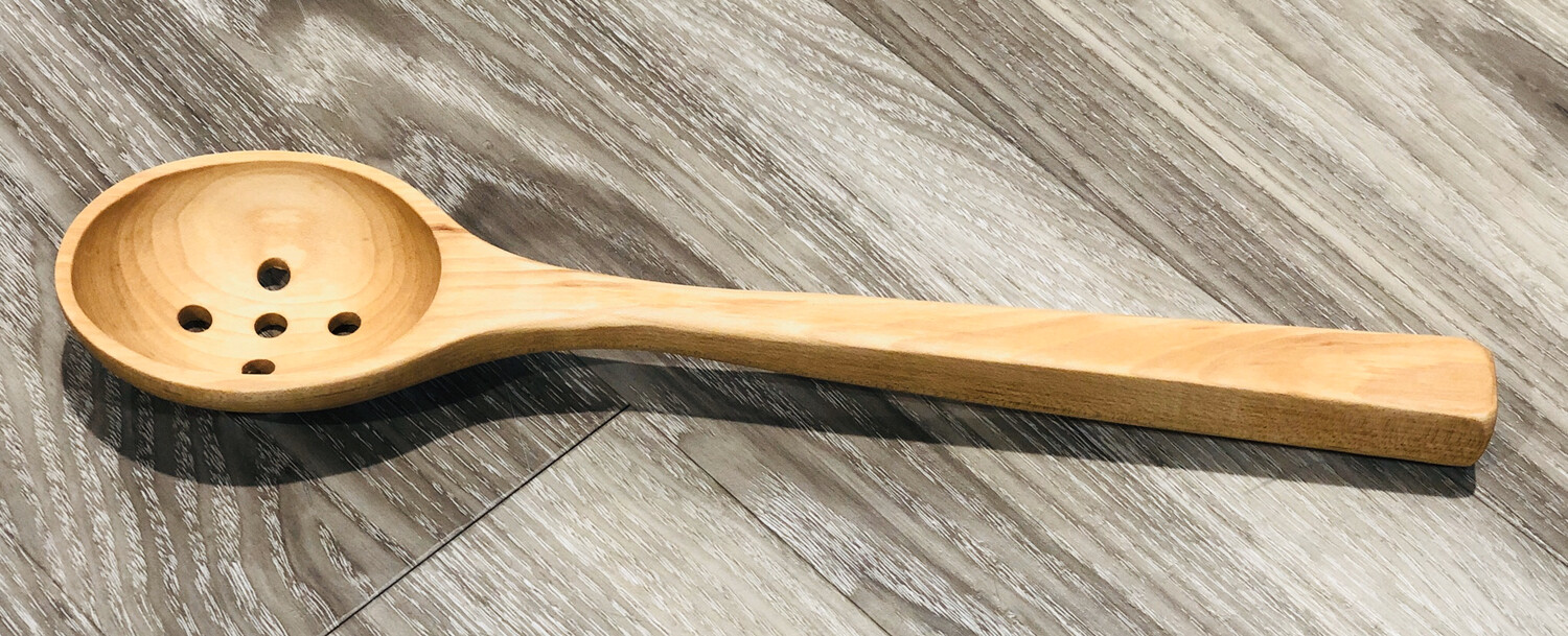 Wooden Spoon With Holes