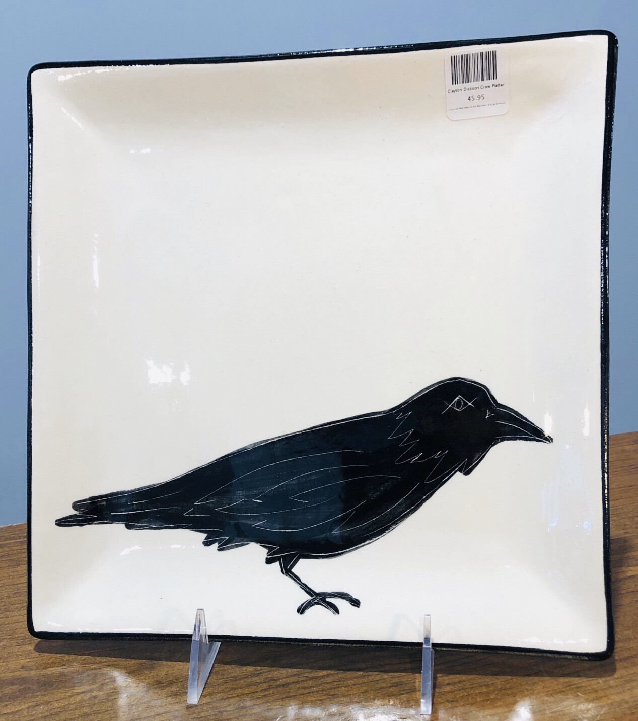 Clayton Dickson Crow Platter