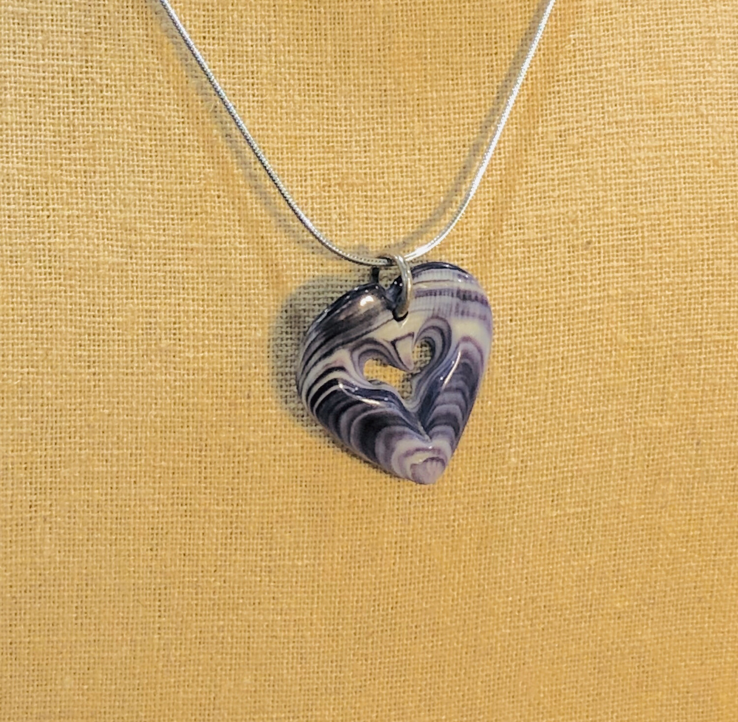 Heart in Heart Pendant W012