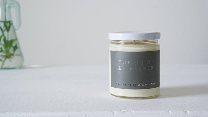 Tobacco & Leather Candle