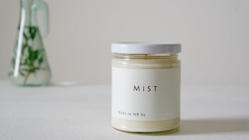 Mist Candle- A White Nest