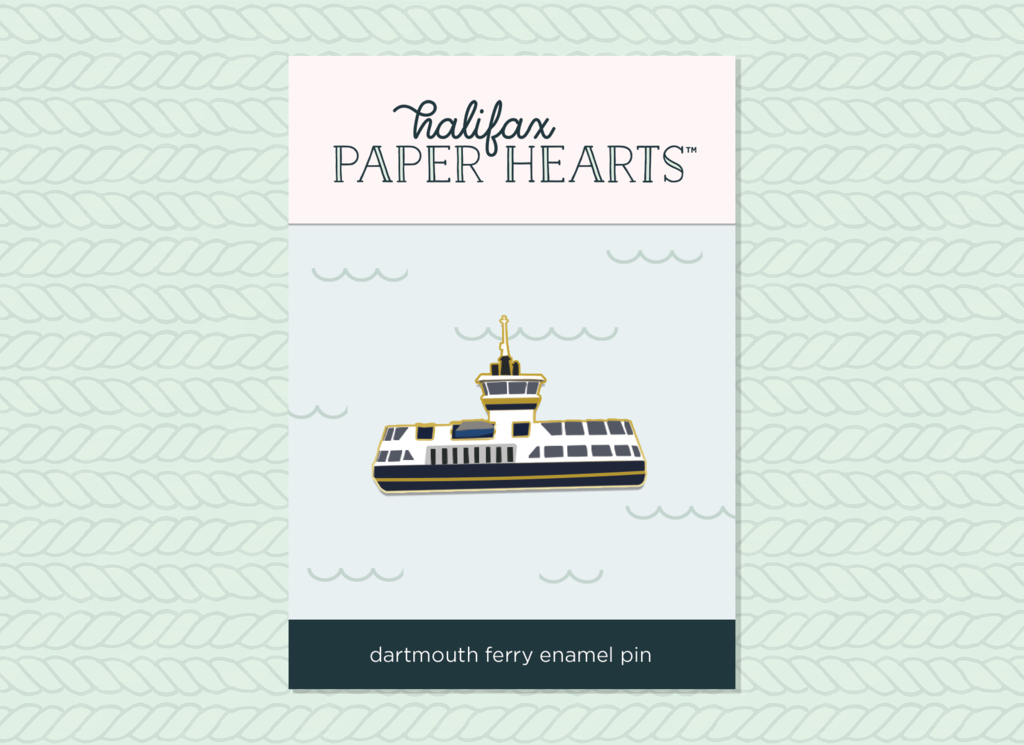 Dartmouth Ferry Enamel Pin