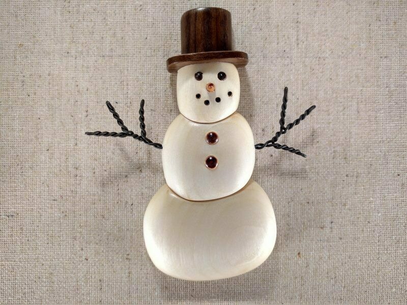 Arbour Snowman Ornament