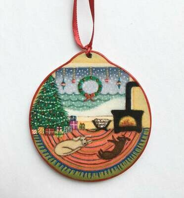 Dog Ornament- Krooked House