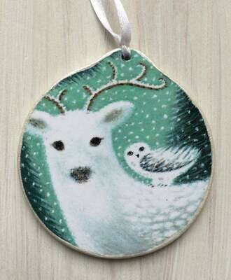 Deer Ornament- Krooked House Deer Ornament- Krooked House