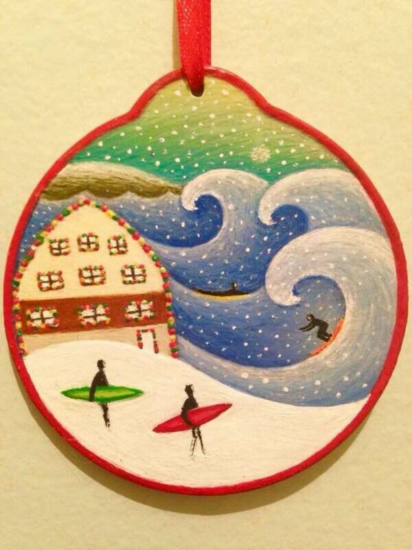 Surfers Ornament- Krooked House Surfers Ornament- Krooked House