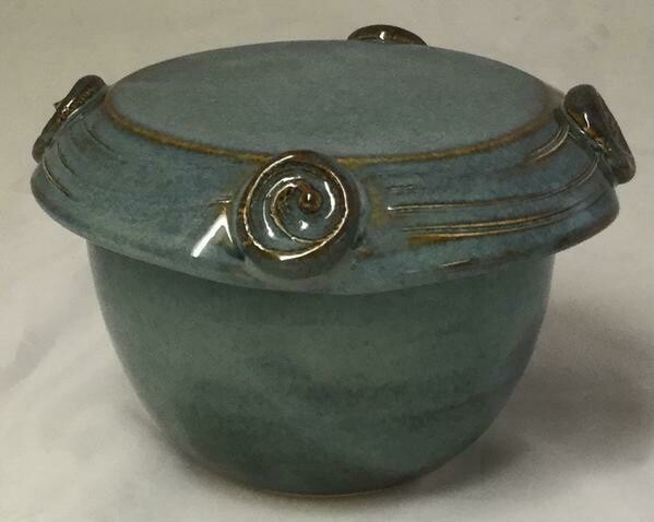 Denim French Butter Dish GA