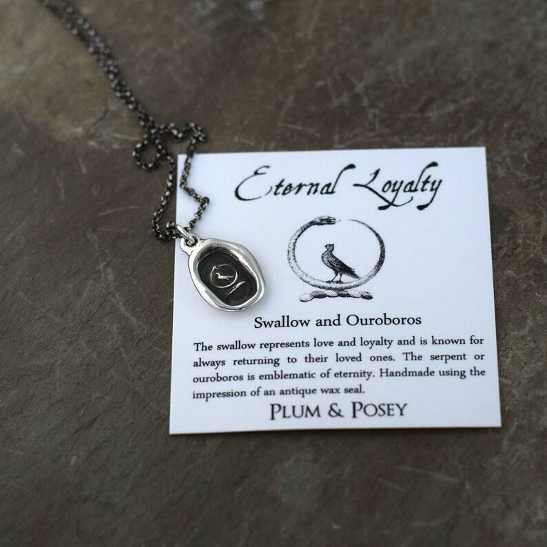 271-Eternal Loyalty Wax Seal Pendant