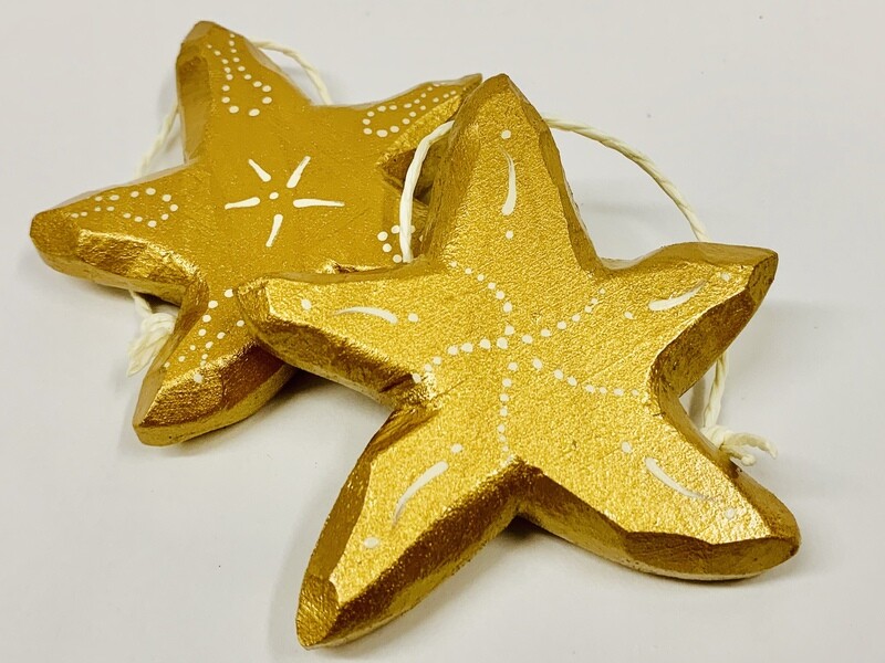 Gold Sea Star Ornament- Timberdoodle