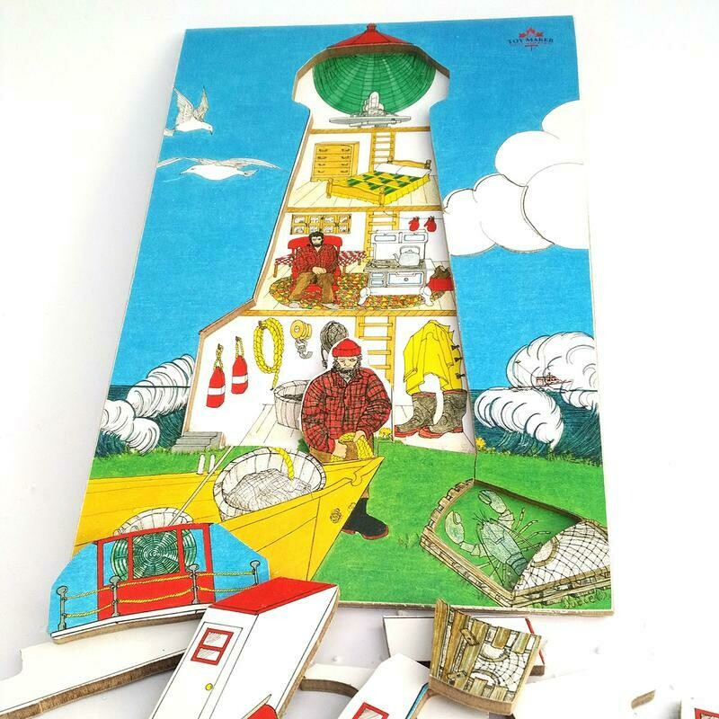 Wooden Lighthouse Puzzle