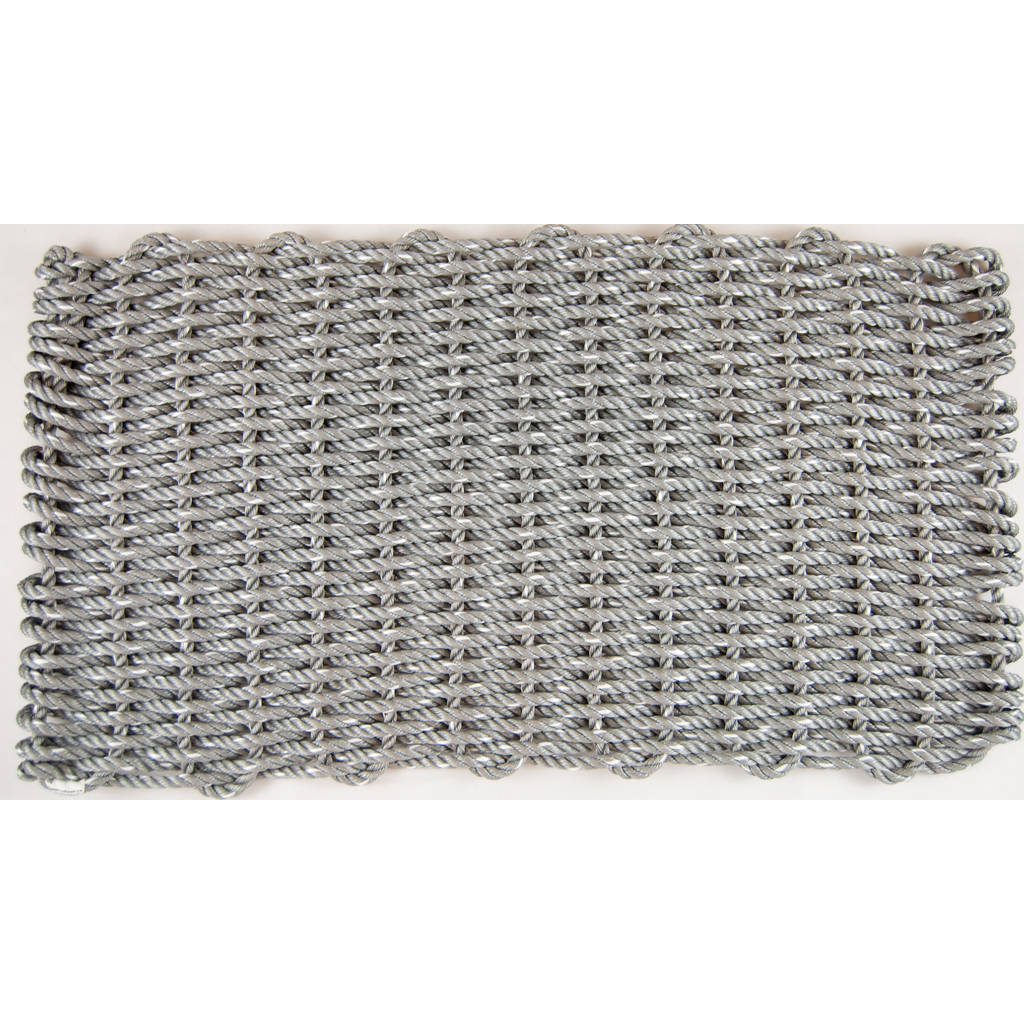 Lobster Rope Mat 18x28, Grey - All for Knot