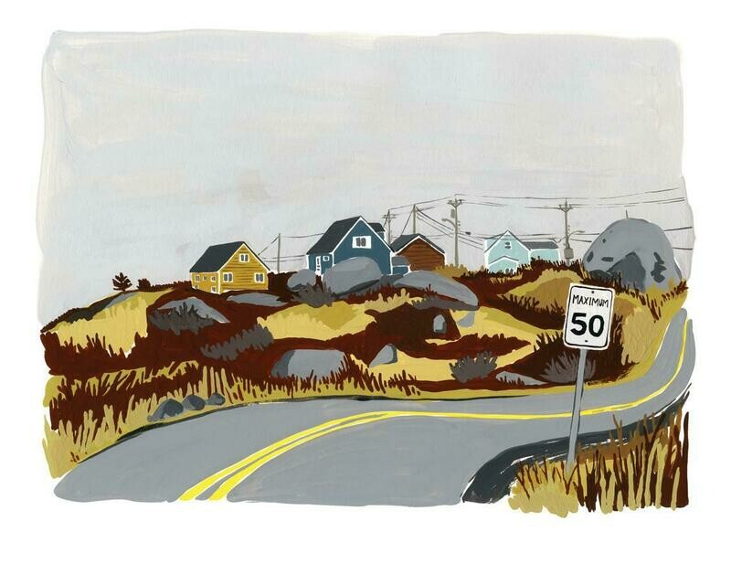 Road to Peggy's Cove Print- Kat Frick Miller