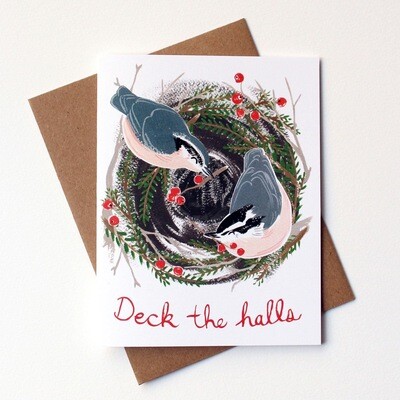 Deck The Halls Card- Kat Frick Miller
