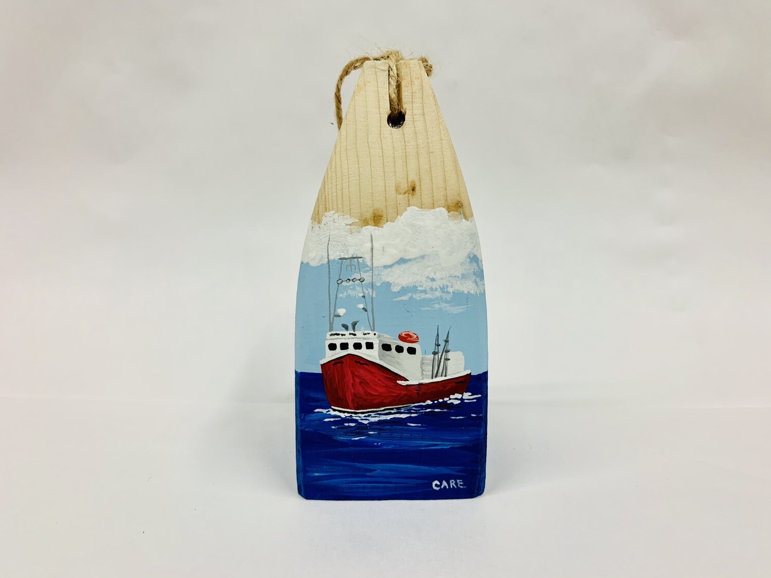 Red Fishing Boat Buoy - Care Garrison Red Fishing Boat Buoy - Care Garrison