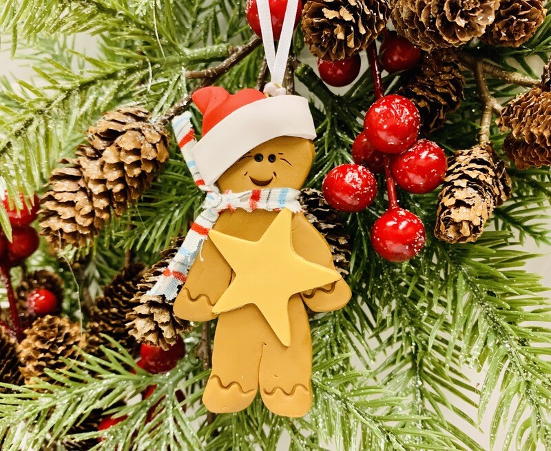 Clay Gingerbread Ornament