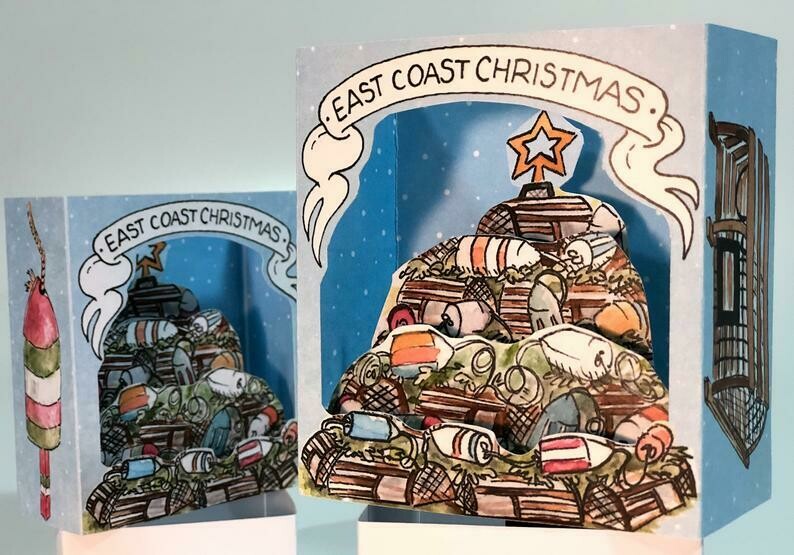 Pop-up Card- East Coast Christmas