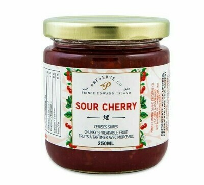 Sour Cherry Marmalade 250ml- PEI Preserve Co.