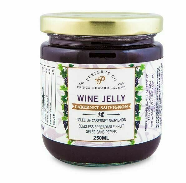 Cabernet Sauvignon Wine Jelly 250ml- PEI Preserve Co.
