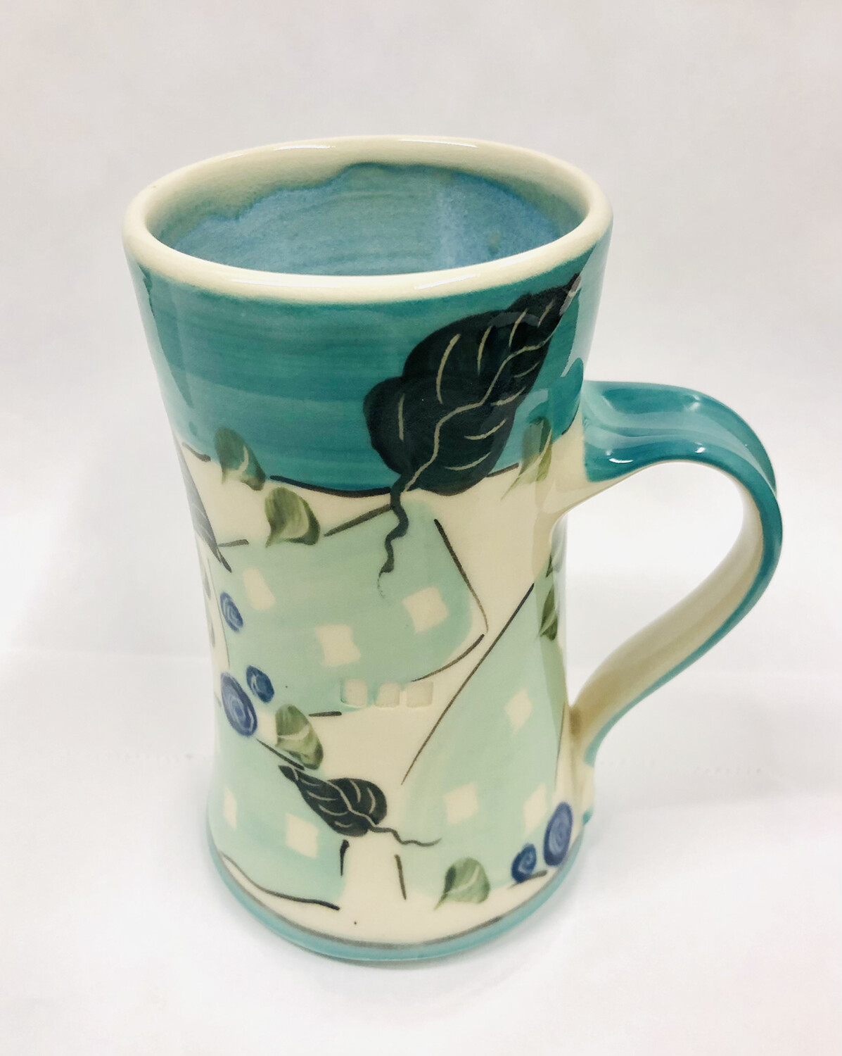 Teal Mug Blue Inside - Keffer