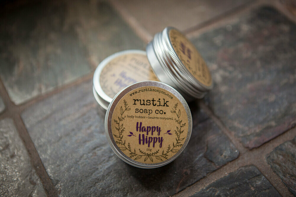 Happy Hippy Body Butter- Rustik Soap