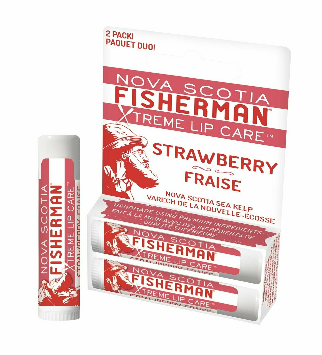 Strawberry Lip Balm Duo- NS Fisherman