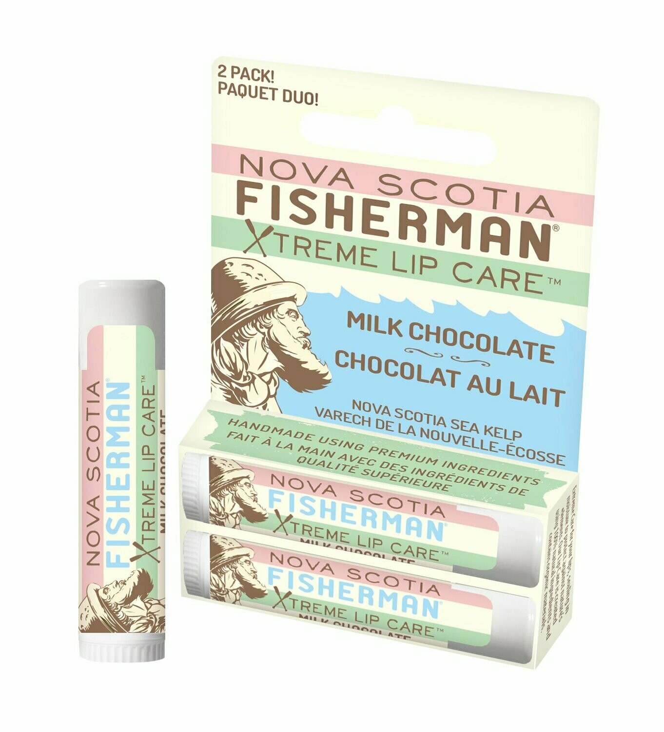 Milk Chocolate Lip Balm Duo- NS Fisherman 