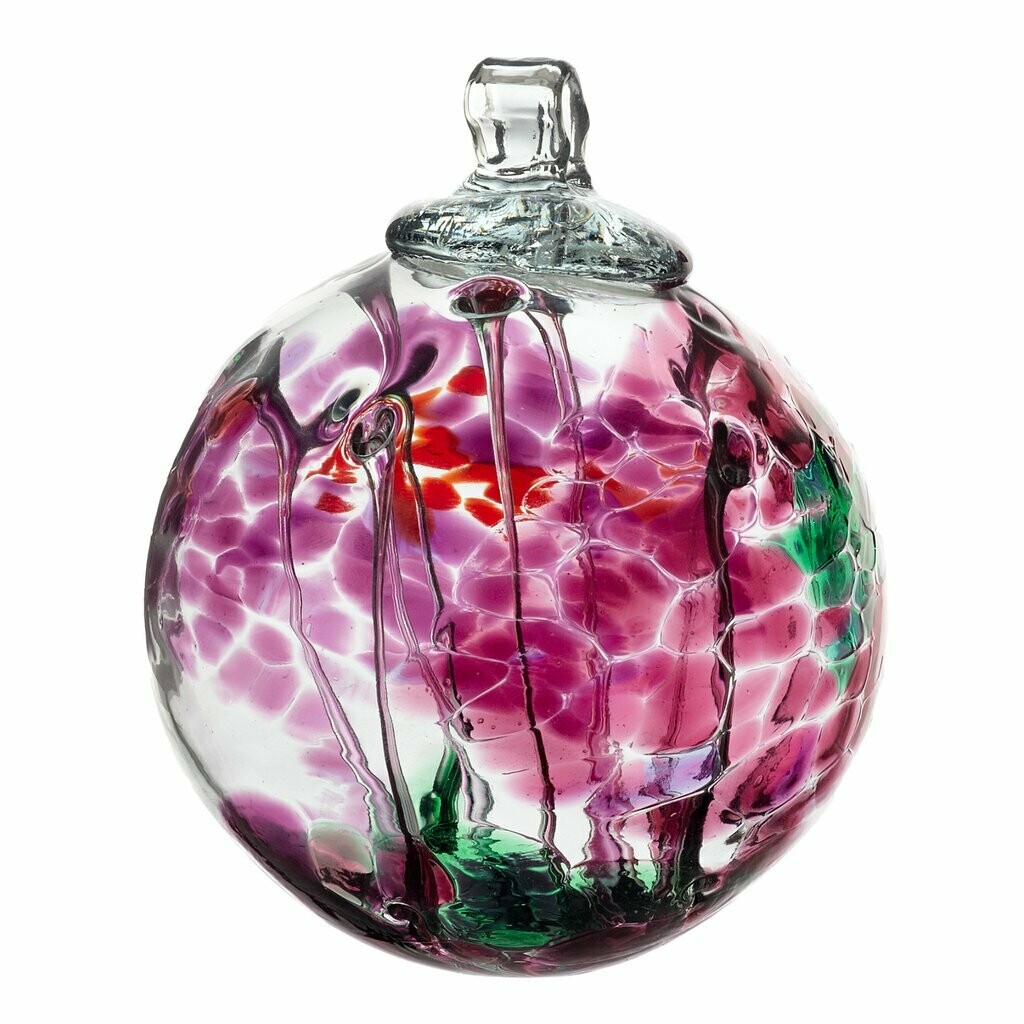 6" Fuchsia Spirit Glass Ball