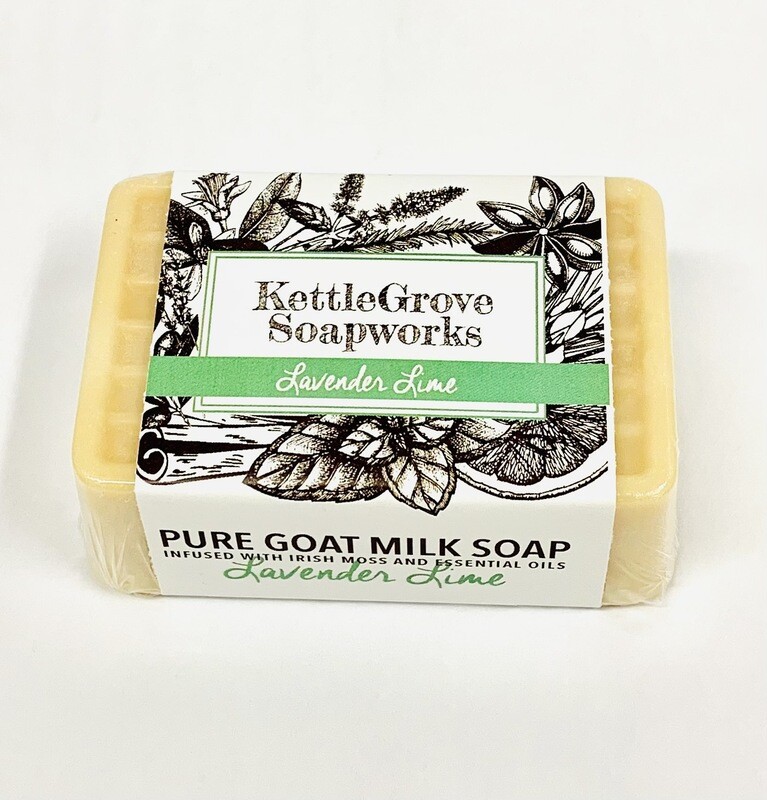 Lavender Lime Goat Milk Soap- KettleGrove 