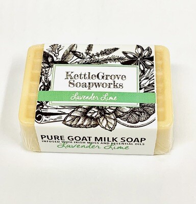 Lavender Lime Goat Milk Soap- KettleGrove 