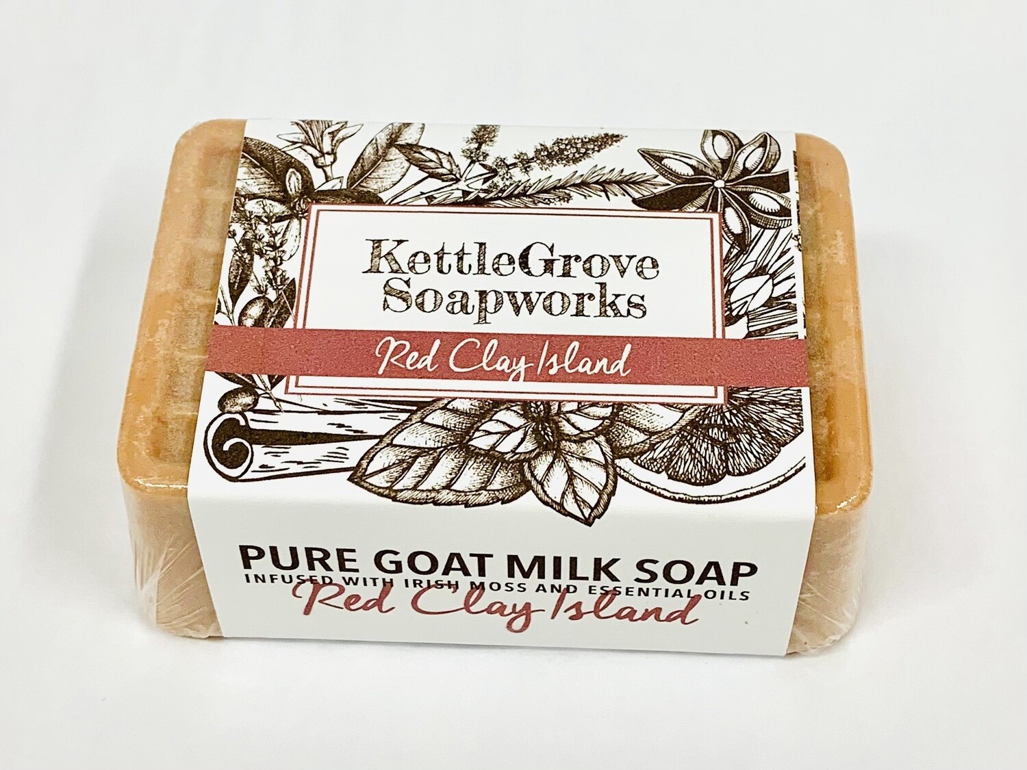 KettleGrove Goat Milk Soap- Red Clay Island