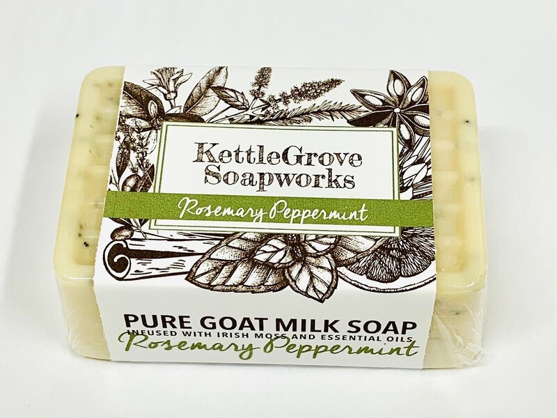 Rosemary Peppermint Goat Milk Soap- KettleGrove