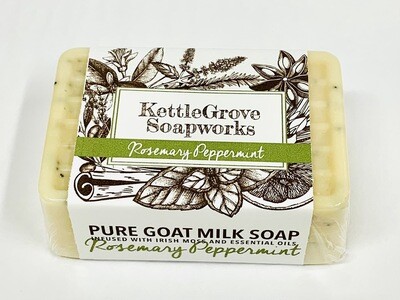 Rosemary Peppermint Goat Milk Soap- KettleGrove 