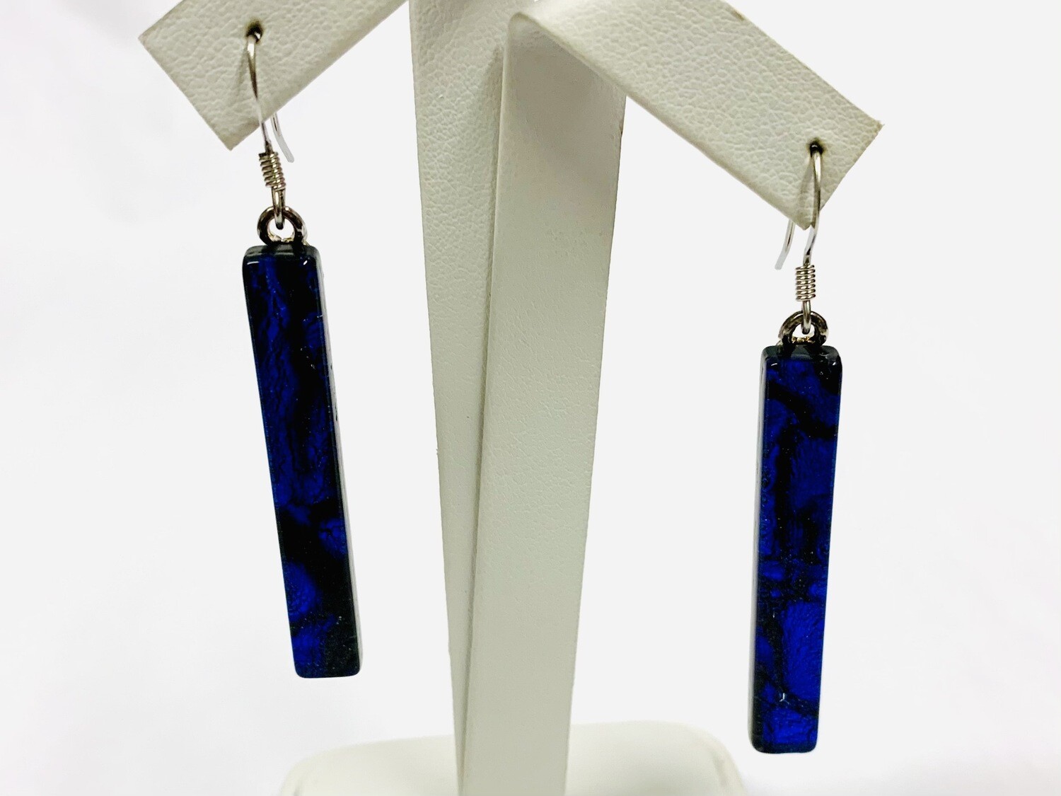 Blue Long Dangle Earring - Carma's Glass