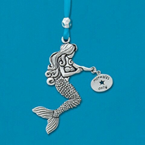 Mermaid with tag Ornament - Basic Spirit