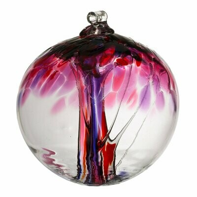 6&quot; Tree of Love Glass Ball