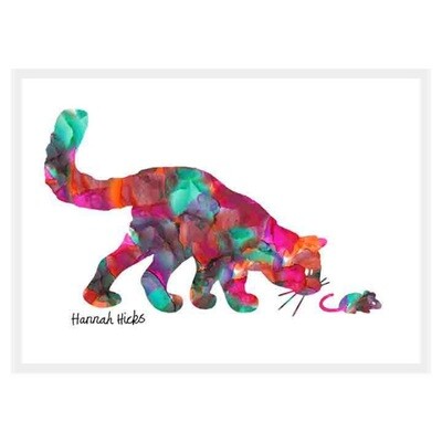 Cat and Mouse Card - Hannah Hicks