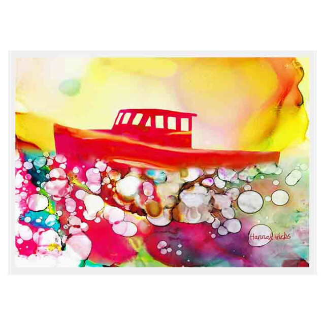 Fishing Boat Card - Hannah Hicks Fishing Boat Card - Hannah Hicks