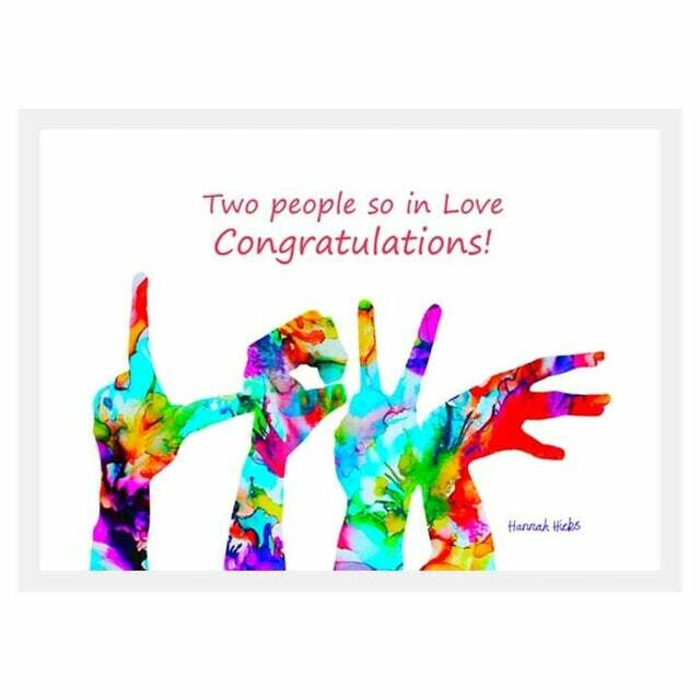&quot;LOVE&quot; Card - Hannah Hicks