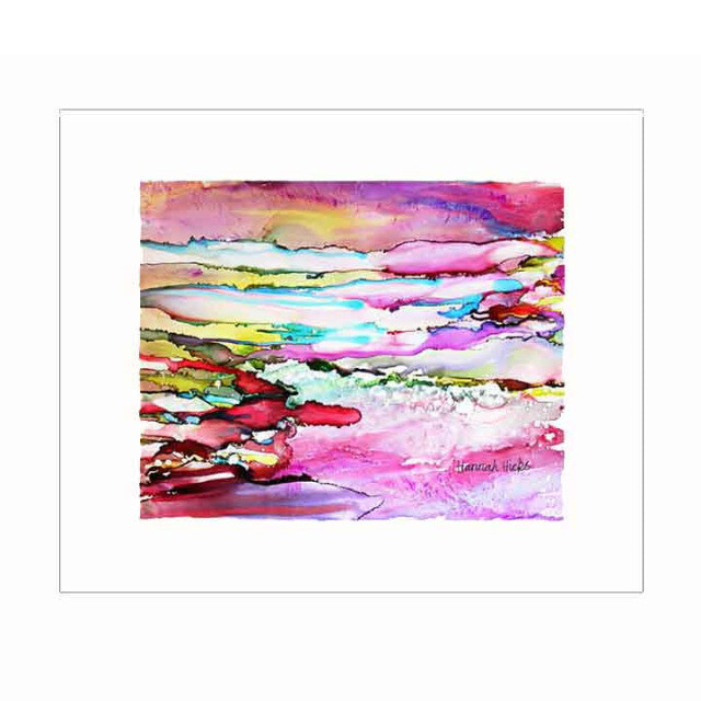 Sunset Over the Sea Print - Hannah Hicks Sunset Over the Sea Print - Hannah Hicks
