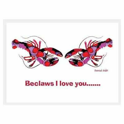 BeClaws I Love You Card - Hannah Hicks